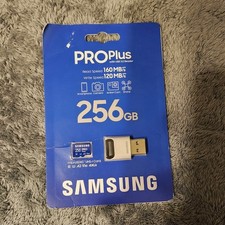 256GB microSDXC Card USB Adapter High Speed Memory NEW Sealed