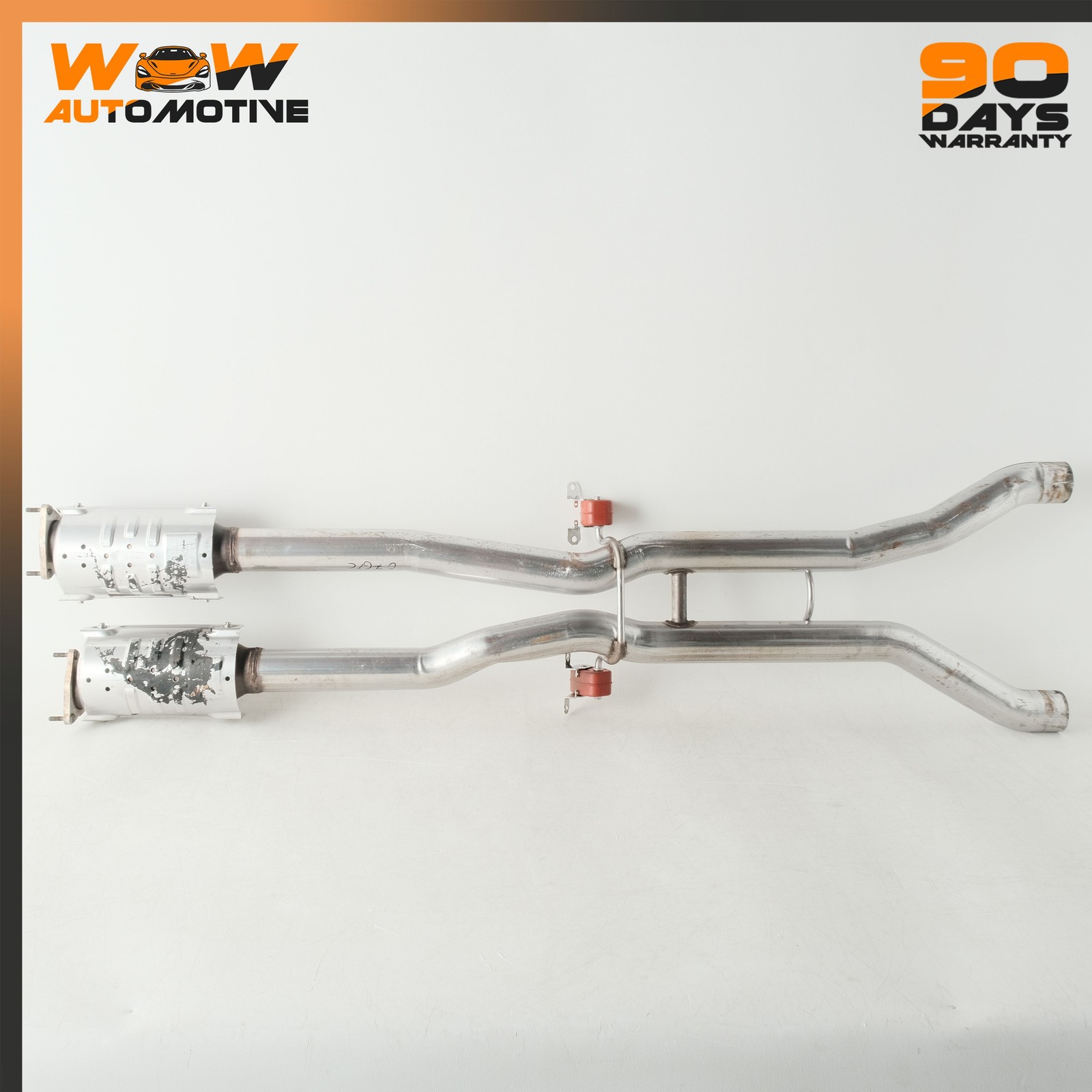 07-11 BENTLEY CONTINENTAL GTC 6.0L LEFT RIGHT MIDDLE EXHAUST DOWNPIPE OEM