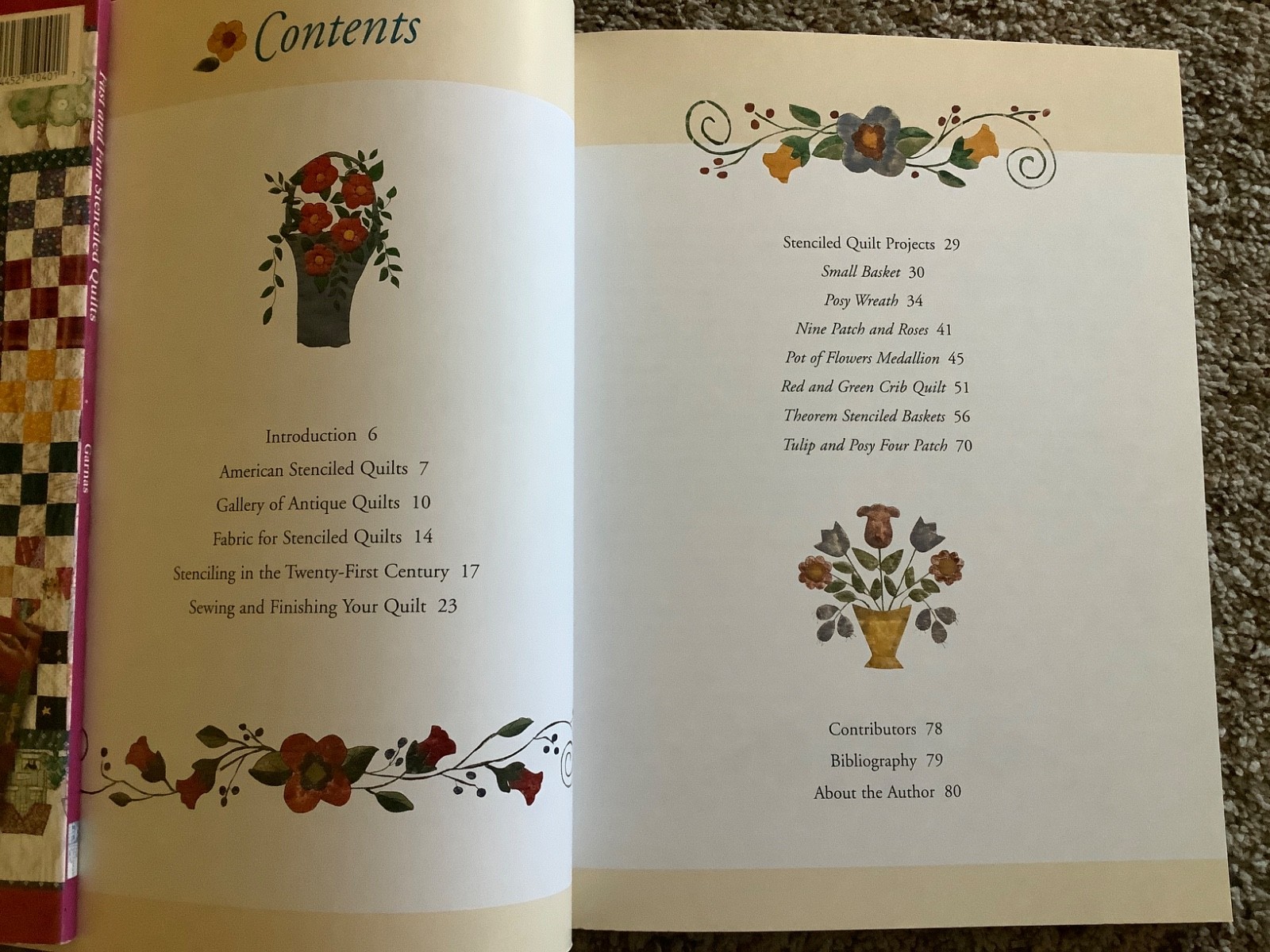 Fast & Fun & American Stenciled Quilts (2) QUILTING BOOKS Vicki Garnas ...