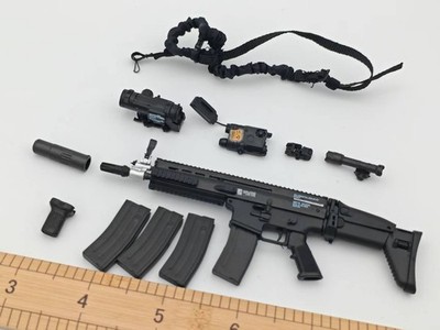 VERYHOT TOYS M001 1/6 Scale BRAVO 0-7 Ghost MK18 Rifle Set Model for 12'' Figure
