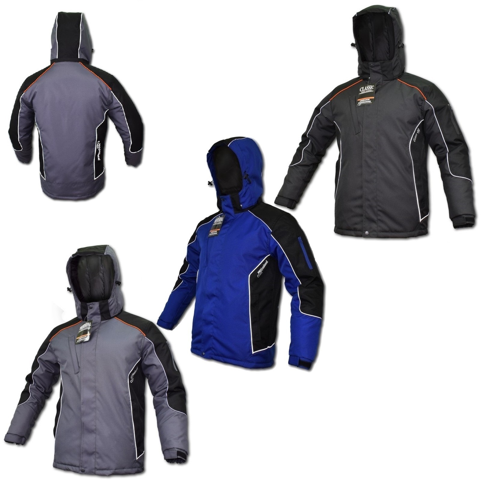 Giacca invernale professionale idrorepellente