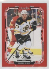 2025-26 O-Pee-Chee Red Border Charlie McAvoy #126 03uh