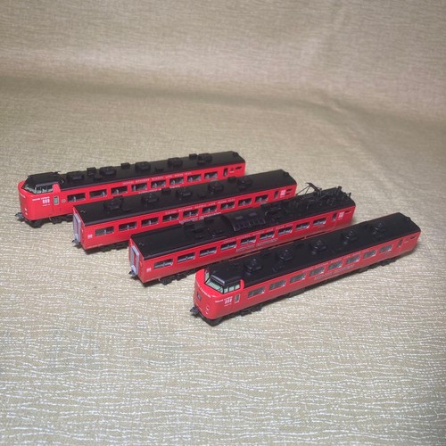 TOMIX 98250 Equivalente Serie 485 MIDORI EXPRESS 4 Coches (Para piezas o reparación) | Condition: Used