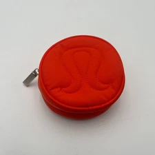 Lululemon Logo Coin Pouch Purse Belt Bag Accessory Autumn Red