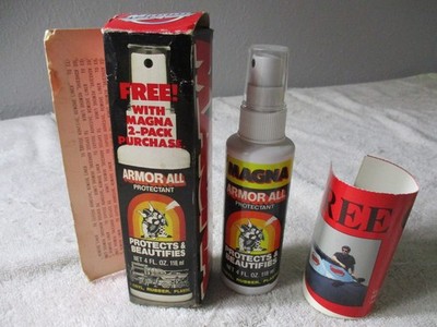 VTG 1990 Armor All Protectant Spray 4 Oz Bottle Rare not for resale Collectible