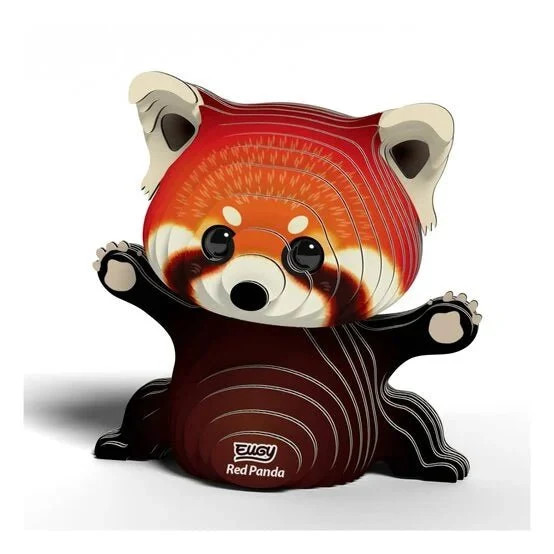 EUGY Red Panda 3D Model Kit Educational STEM Toy Animal Gift Age 6+ - Image 2