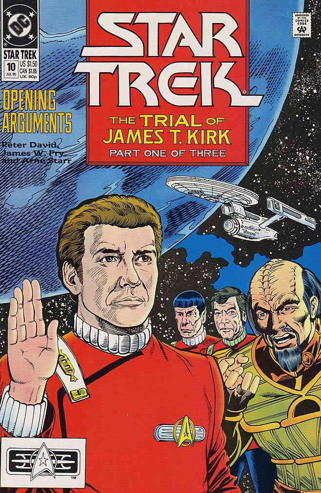 Star Trek (4th Series) #10 VF/NM; DC | Peter David Trial of James T. Kirk - we c