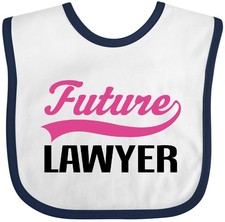 Inktastic Future Lawyer Baby Bib Occupation Kids Clothing Infant