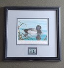 19981-82 Missouri Waterfowl Stamp & Print of Lesser Scaup By Tom Crain — photo 1