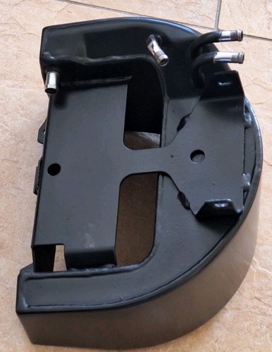 Harley EVO Softail Heritage, Fat Boy serbatoio olio serbatoio olio OEM nero in polvere 91-99 - Foto 4 di 6
