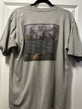 Vintage Dave Matthews Band Concert Tour T-Shirt gray - Size L DMB Tee 2002