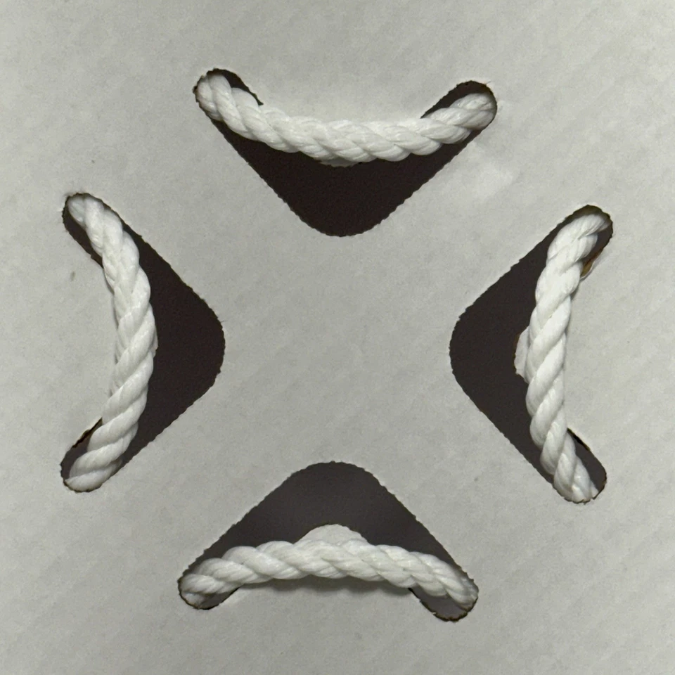 Taylor Made 24" Foam Ring Buoy 361 White w/White Rope New w/Pamphlet Type IV PFD - Image 3 of 4