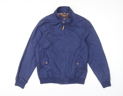 BS Quality Apparel Bomberjacke Herren Blau M Baumwolle Freizeit