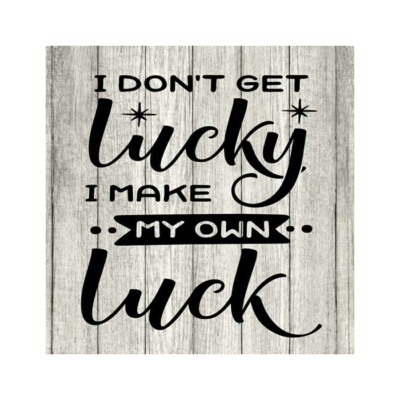 I don't get Lucky, I make my  Rustic Farmhouse Style White Wood B3-12120001095