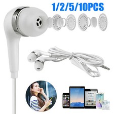 3.5 mm In-Ear Headphones Headset Earphones With Mic For Samsung Galaxy Phones UK