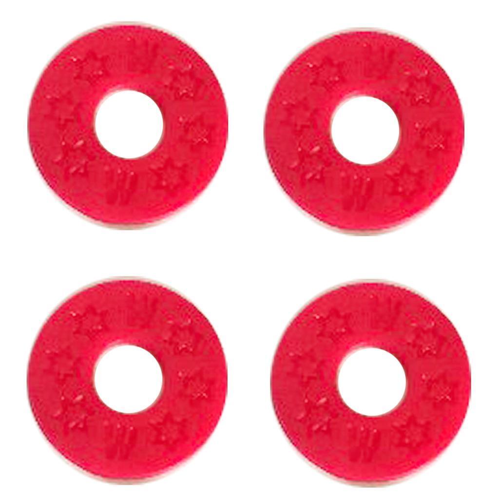 10 Pieces Guitar Strap Block Rubber Safety Strap Lock Washer for Guitar