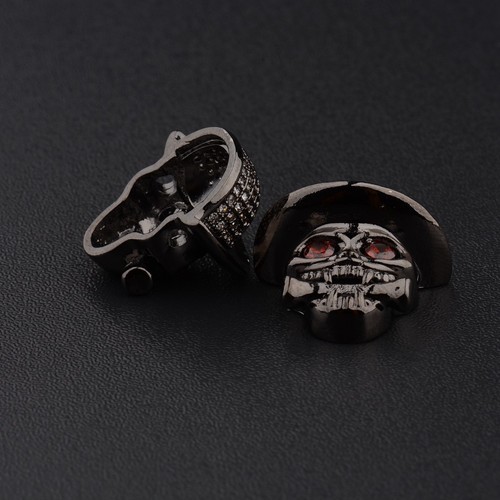 Cubic Zircornia Gemstones Skull Bracelet Necklace Craft Connector Charm Beads - Picture 20 of 189