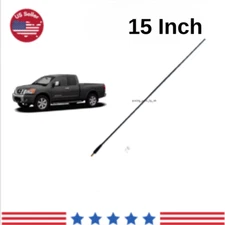 15" Black Antenna Mast Replacement AM/FM for Nissan Titan 2010-2023