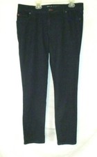 New Peace Love World Ankle Jeans Blue Denim Sz 8 Stretch Dark Wash Women YA16