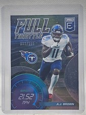 2021 Panini Donruss Elite Football A.J. Brown Full Throttle /349