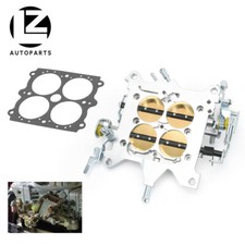 Billet Cnc Carburetor Base Plate For Holley 750 Cfm 4150 Double Pumper Carb