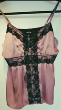 Apt. 9 BLACK LACE AND ASH OF ROSE CAMI size med.
