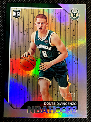EXCELLENT 2018-19 NBA Hoops Silver SP /199 Donte DiVincenzo #246 