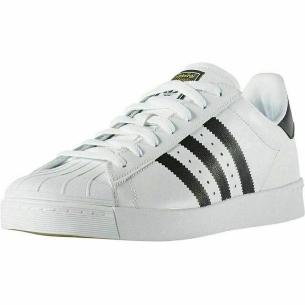 adidas superstar vulc adv shoes black/gold/red