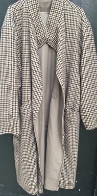 Magnifique manteau Pieds De Poule en Laine Vintage CAROL,