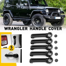 For Jeep Wrangler JK 2007-2018 Car Door Handle Cover Molding Trim Accessories