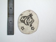 vtg 1960s 1970s Tattoo acetate stencil Moon and Stars signed v2 SKY2