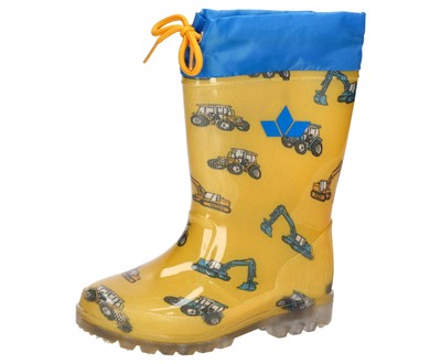 Gummistiefel gelb LICO Power Blinky Schnürung Jungen