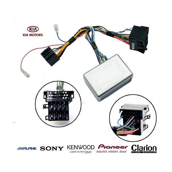 Faisceau complet Kia Sorento pour installer un autoradio JVC et garder les commandes