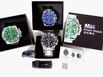 Mi6   Luxury Smart watch Bluetooth Android Apple call message display USA ship