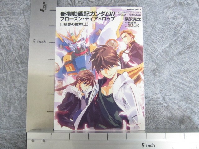 GUNDAM W Frozen Teardrop SHOKUZAI NO RONDO Novel Set 1&2 Book 2011