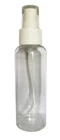 Plastic Bottle with Atomizer / Spray Head / Spray Tall Boston Round, PET - 100ml -