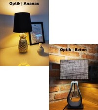 LAMPE LEUCHTE BETON / ANANAS Weihnachten Geschenk Tisch Wohnzimmer Design
