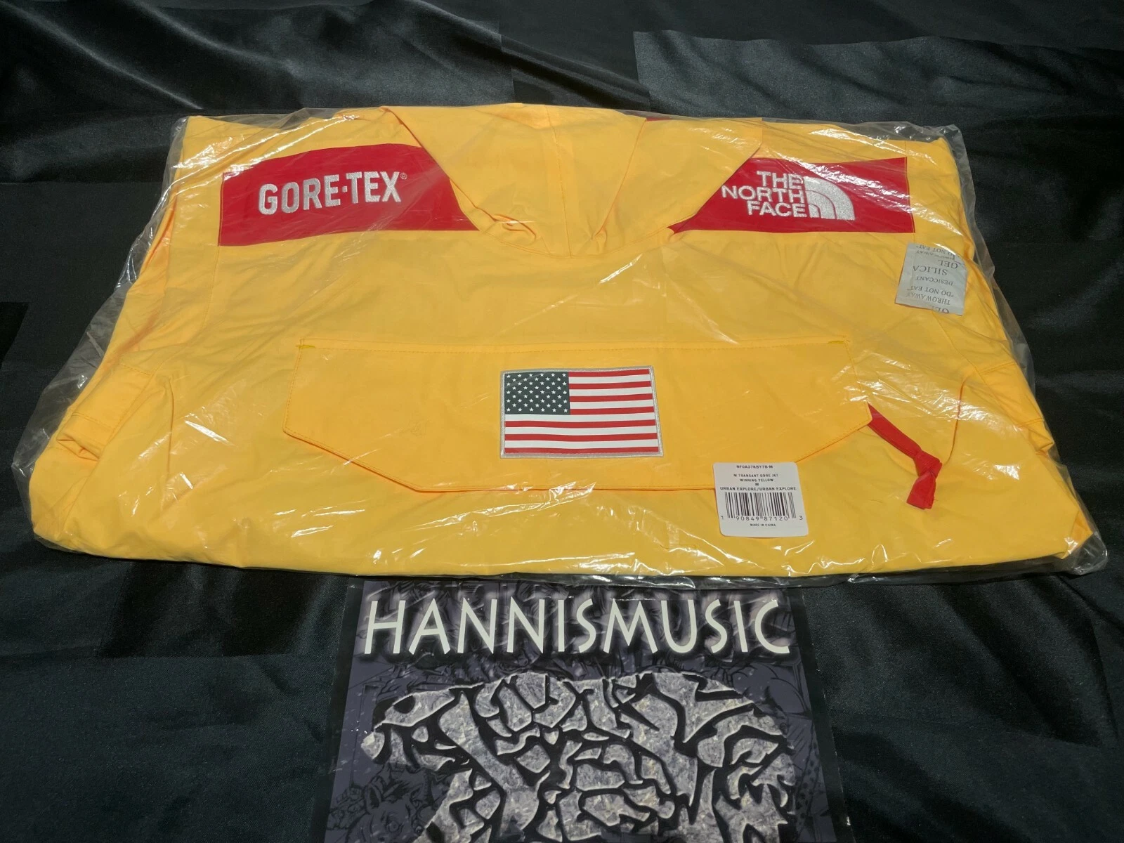 SS17 SUPREME x THE NORTH FACE TRANS ANTARCTICA EXPEDITION GORE VESTE JAUNE M