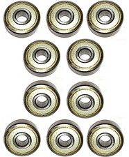 Pack of 10 6301ZZ 6301 ZZ Shielded Ball Wheel Bearing 12mm x 37mm x 12mm