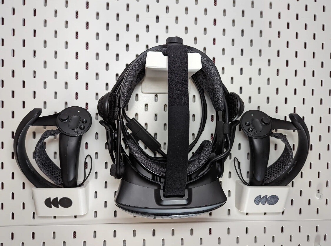 IKEA Skadis Valve Index Holder with Charging