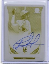 2014 Bowman Chrome Yellow Printing Plate Gabriel Ynoa Autograph Rookie1/1 Auto