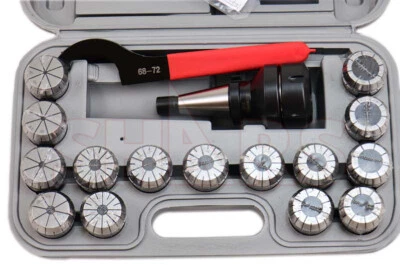 SHARS TOOL Shars 17 PCS NMTB30 ER40 Spring Collet Chuck Tool Holder Set .0005” L[