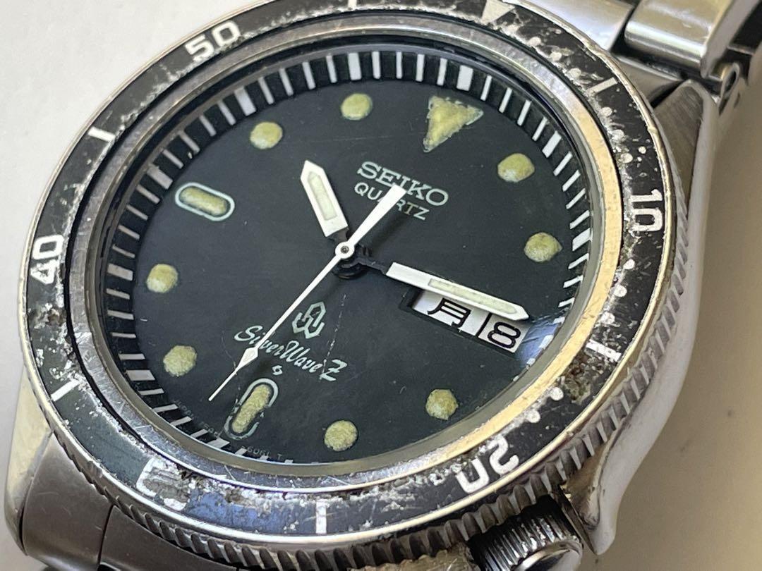SEIKO　SilverWave Z クォーツ 腕時計　7546-6060　希少 Seiko Silverwave Z 7546-6060 Quartz Men's Watch Used Vintage