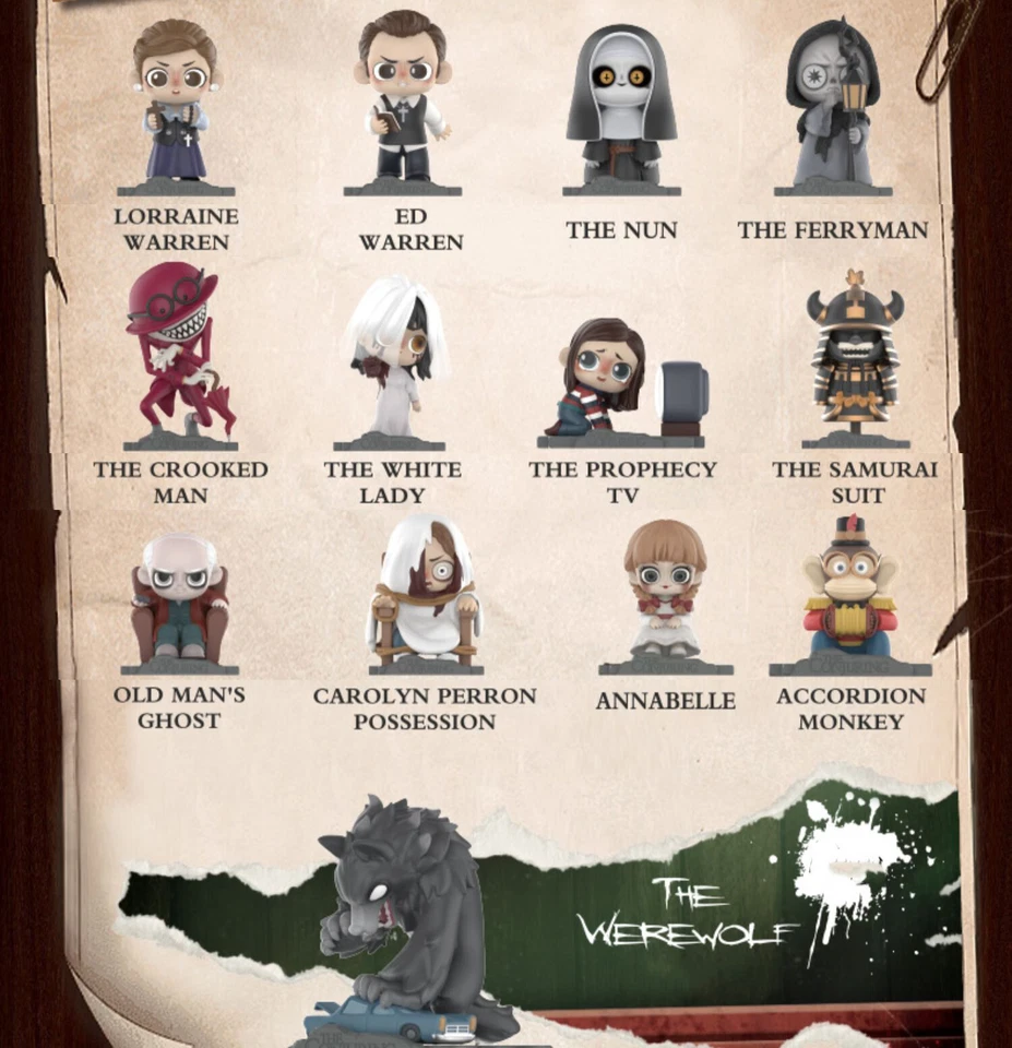 Figura Caja Ciega Confirmada Original X Warner The Conjuring Universe 100% Auténtica Foto 3 de 4