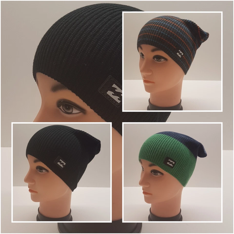 Billabong Beanie Mütze Woolie Damen Herren Kinder Wintermütze Slouch Pompom O194