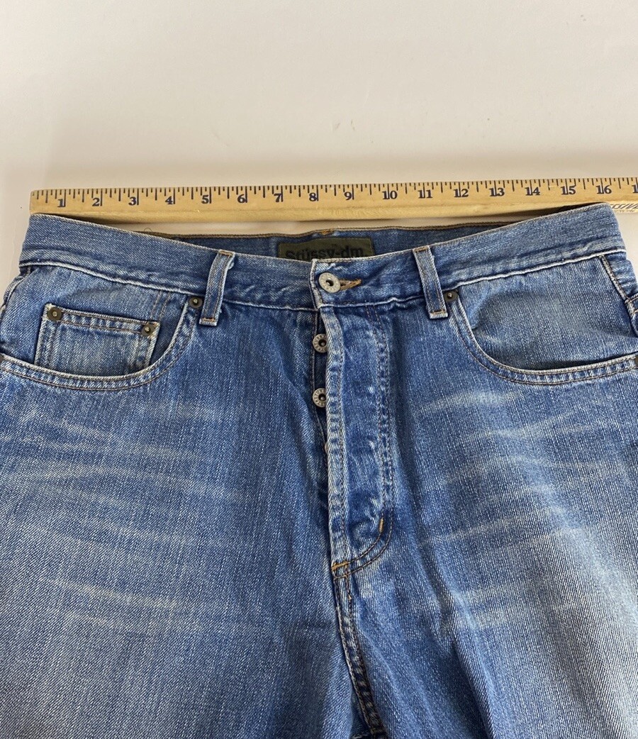 Stussy -Wk Denim Blue Jeans Relaxed fit Size 32 X 27.5” 90s Stussy -Wk Denim Blue Jeans Relaxed fit Size 32 X 27.5” 90s
