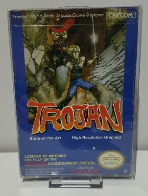 Nintendo NES ENTERTAINMENT SYSTEM - TROJAN - Spiel in OVP BOX  A1221