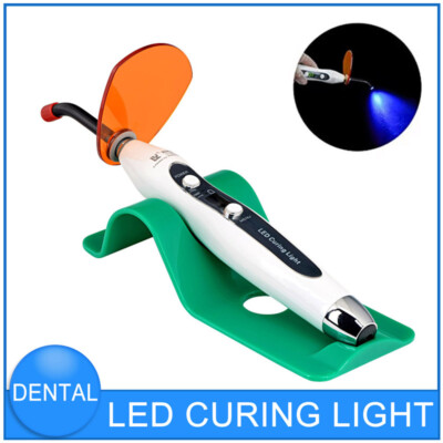 Lampe De Polymérisation Dentaire Sans Fil LED - 4 Modes, Tête Métal, Pour Cabinet Dentaire