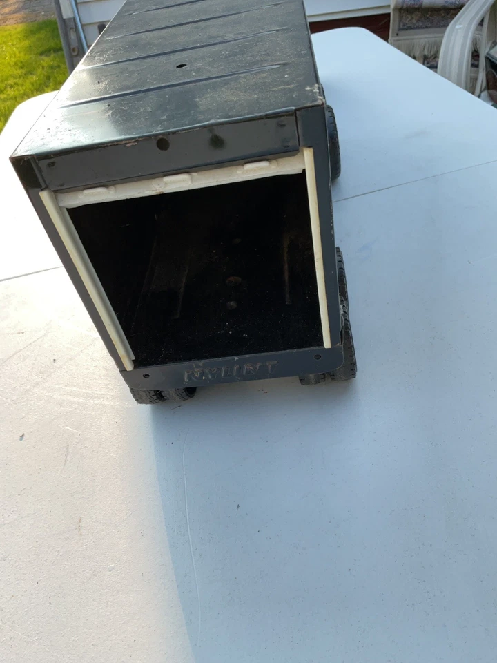 РЕДКАЯ ВИНТАЖНАЯ ИГРУШКА NYLINT GOLD EAGLE EXPRESS ПОЛУПРИЦЕП ПРЕССОВАННАЯ СТАЛЬ - Изображение 3 из 4