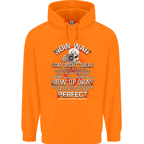 Photography Now Wait Photographer Funny Mens 80% Cotton Hoodie - Picture 88 of 108